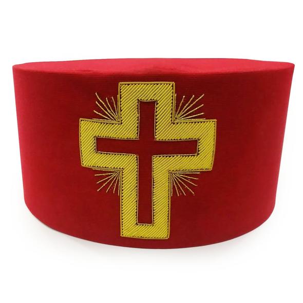 Masonic Knight Templar Cross Cap Crown