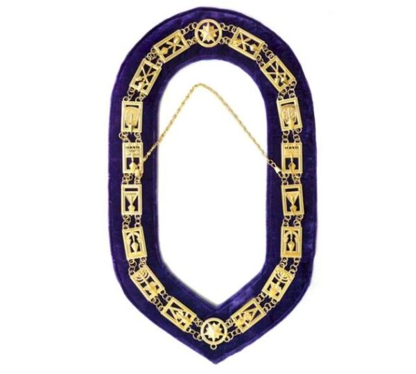 Cryptic Mason Royal & Select Masonic Chain Collar