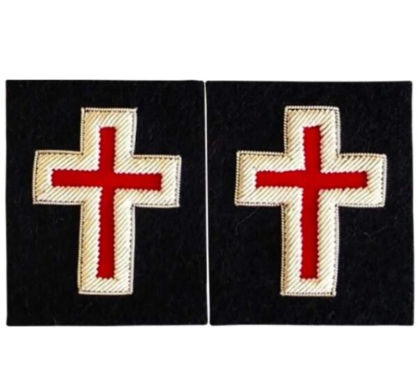 Knight Templar Sleeve Crosses Sir Knight