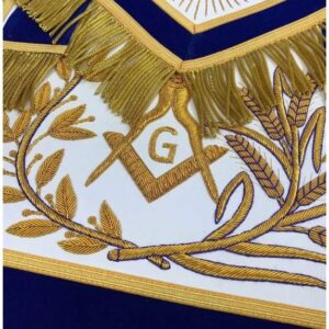 Masonic MASTER MASON Gold Embroidered Apron - Image 3