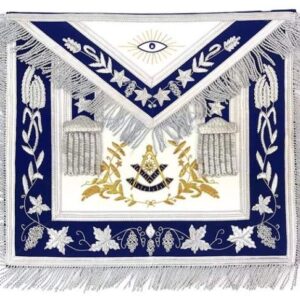Grand Lodge Past Master Gold & Silver Embroidery Apron