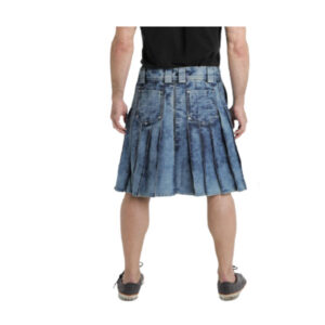 Kilt for Men - Denim Kilt - Image 3