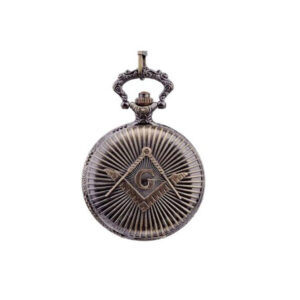 ANTIQUE STYLE MASONIC POCKET WATCH - Image 3