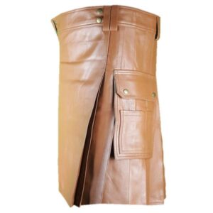 Leather kilt for men - Image 3