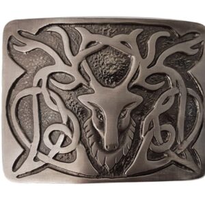 Men's Kilt Belt Buckle Antique Finish - Scottish Highland Celtic Buckles - Image 8