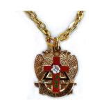 Scottish Rite Rose Croix Cross 32nd Degree Masonic Necklace