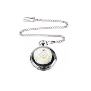 Shining Square & Compass Masonic Pocket Watch - Image 3